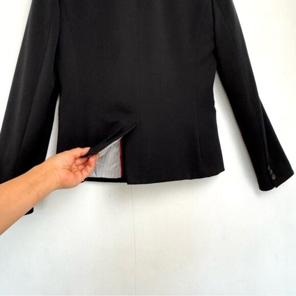 J. Crew Schoolboy Notch Lapel Blazer Black Size Small - Picture 8 of 12